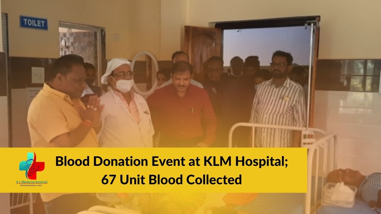 Blood Donation at KLM Hospital